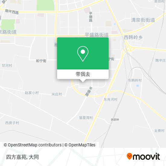 四方嘉苑地图