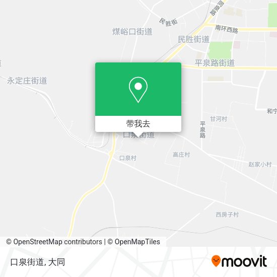 口泉街道地图