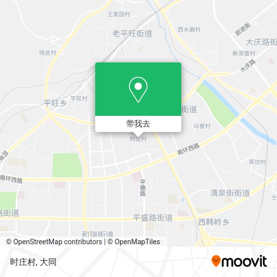 时庄村地图