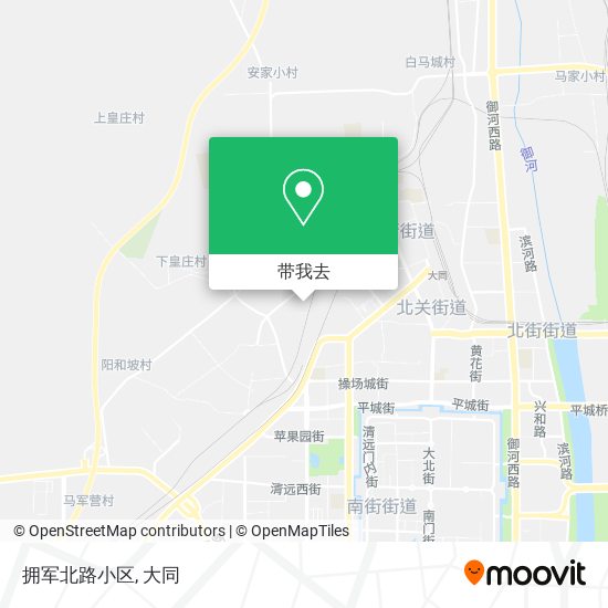 拥军北路小区地图