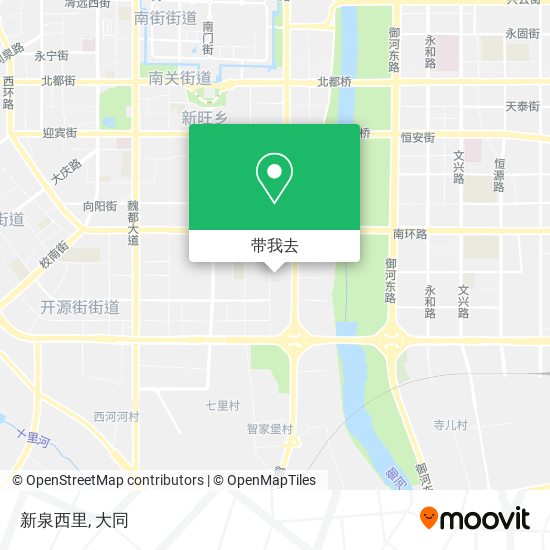 新泉西里地图