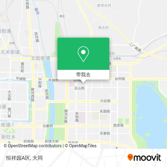 恒祥园A区地图