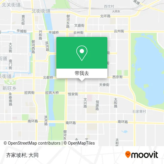 齐家坡村地图