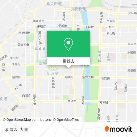 泰昌园地图
