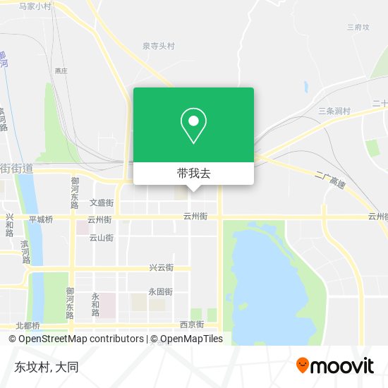 东坟村地图