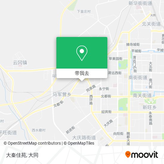 大秦佳苑地图