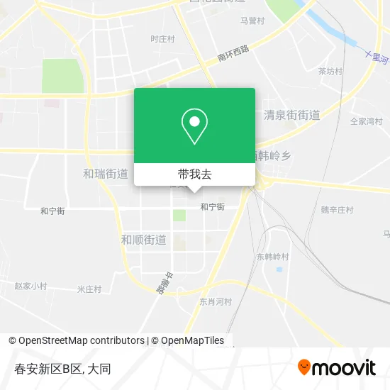 春安新区B区地图