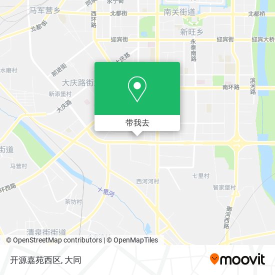 开源嘉苑西区地图
