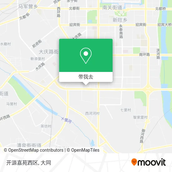 开源嘉苑西区地图