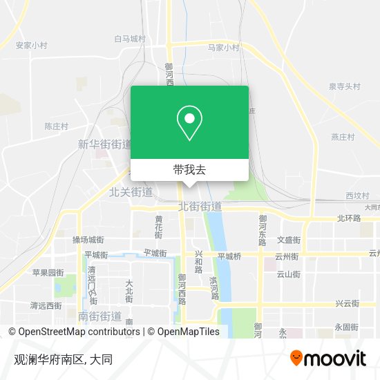 观澜华府南区地图