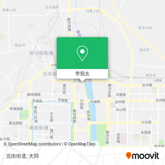 北街街道地图