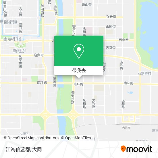 江鸿伯蓝郡地图