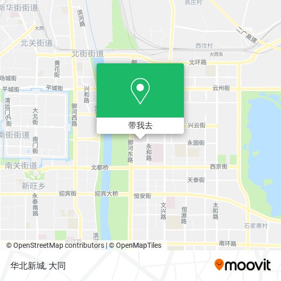 华北新城地图