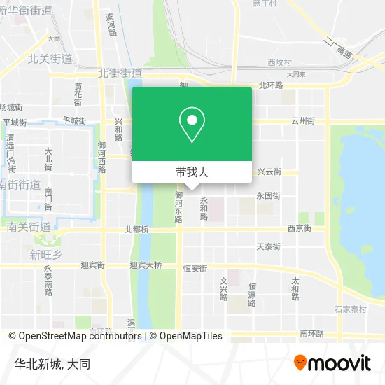 华北新城地图