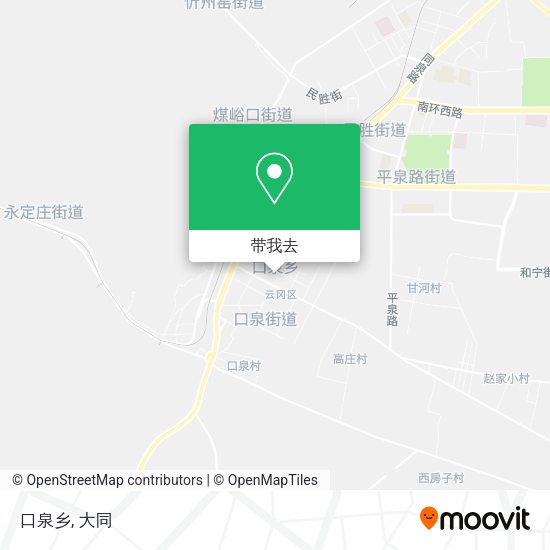 口泉乡地图