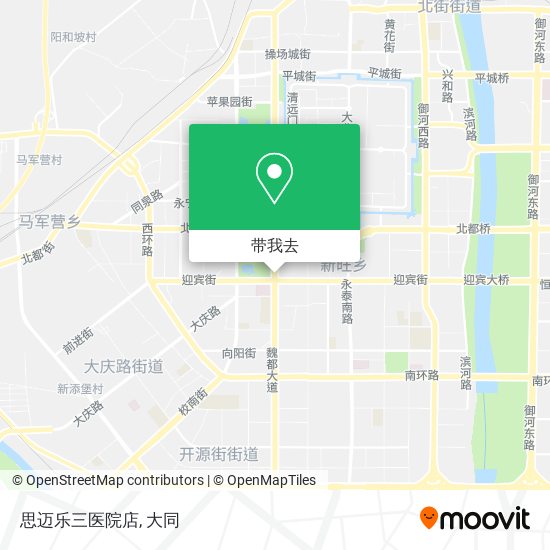 思迈乐三医院店地图
