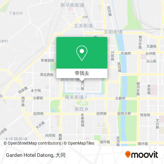 Garden Hotel Datong地图