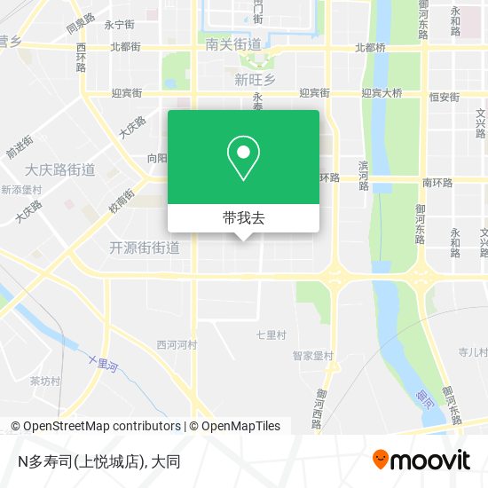 N多寿司(上悦城店)地图