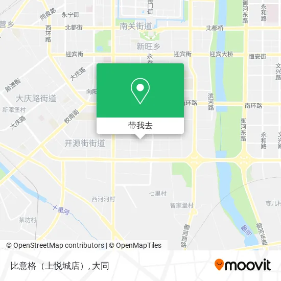 比意格（上悦城店）地图