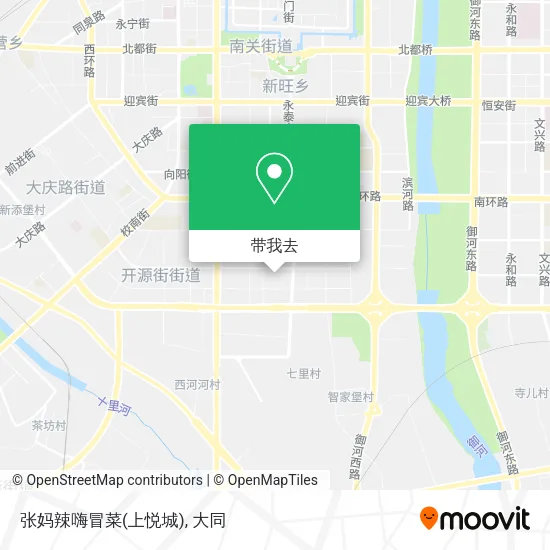 张妈辣嗨冒菜(上悦城)地图