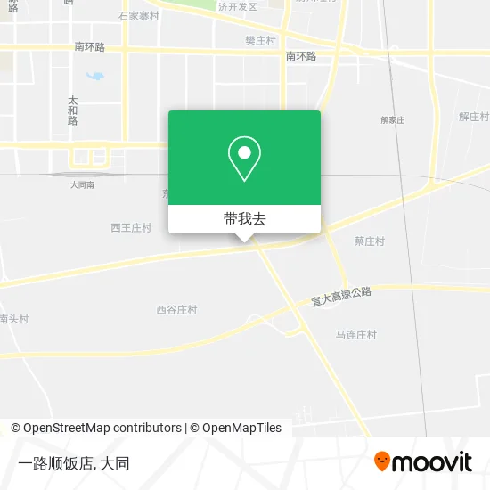 一路顺饭店地图
