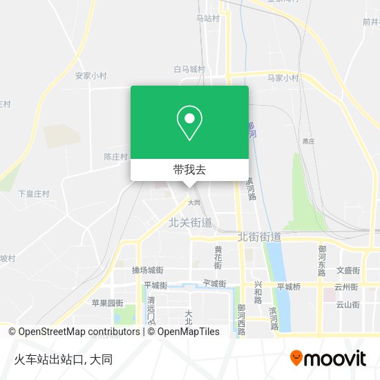 火车站出站口地图