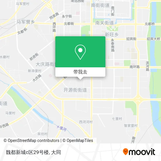 魏都新城c区29号楼地图