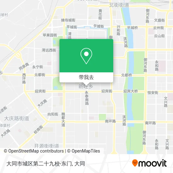 大同市城区第二十九校-东门地图