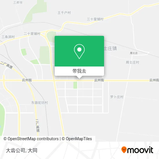 大齿公司地图