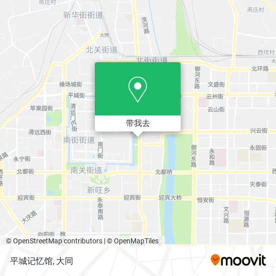平城记忆馆地图