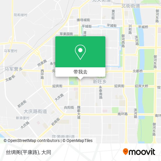 丝绸阁(平康路)地图