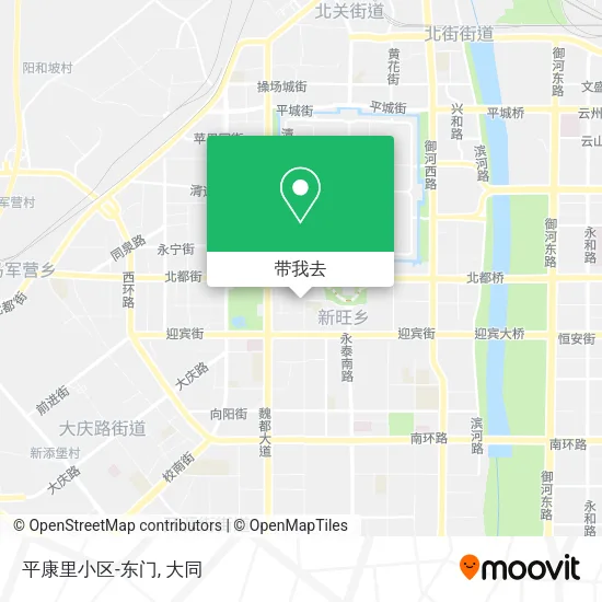 平康里小区-东门地图