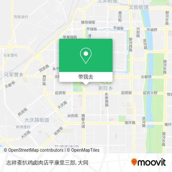 志祥斋扒鸡卤肉店平康里三部地图