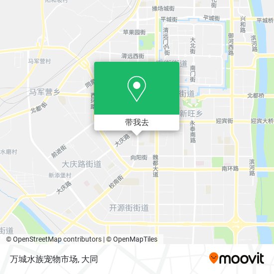 万城水族宠物市场地图