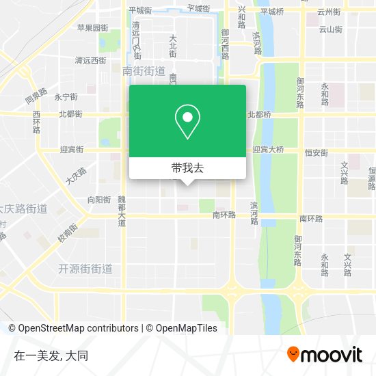在一美发地图