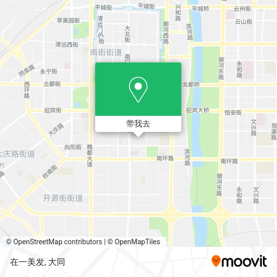 在一美发地图