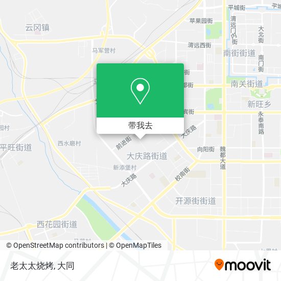 老太太烧烤地图