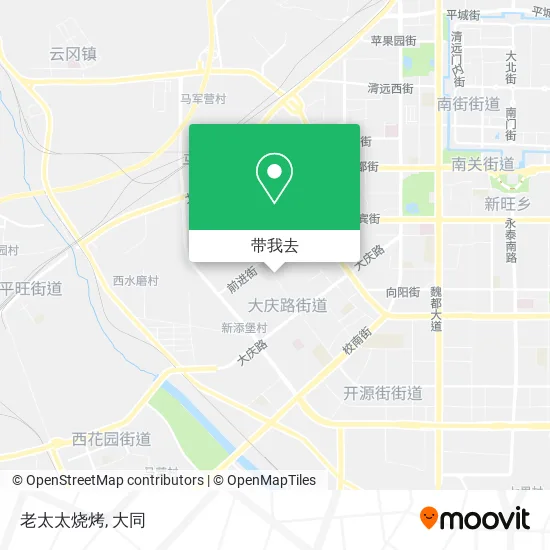 老太太烧烤地图