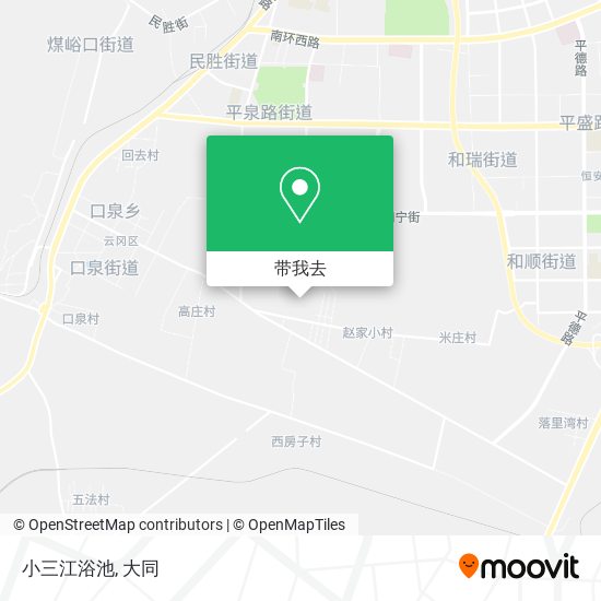 小三江浴池地图