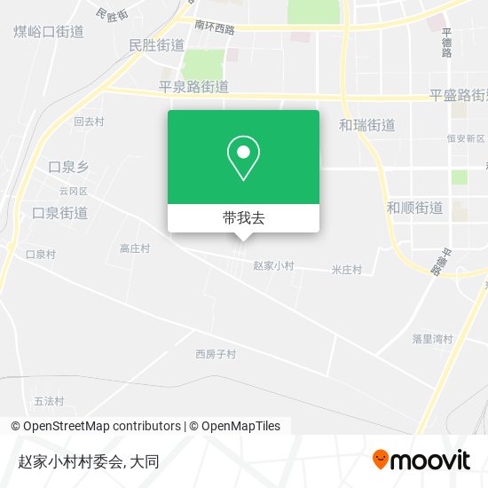 赵家小村村委会地图