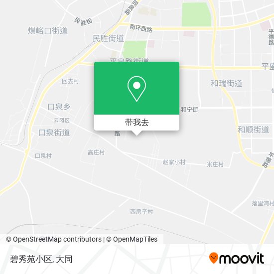 碧秀苑小区地图