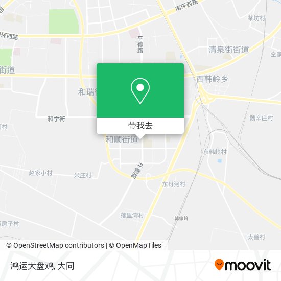 鸿运大盘鸡地图