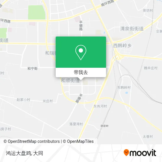 鸿运大盘鸡地图