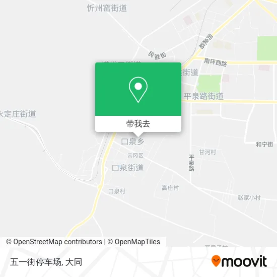 五一街停车场地图