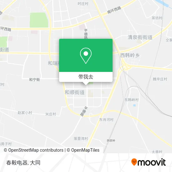 春毅电器地图