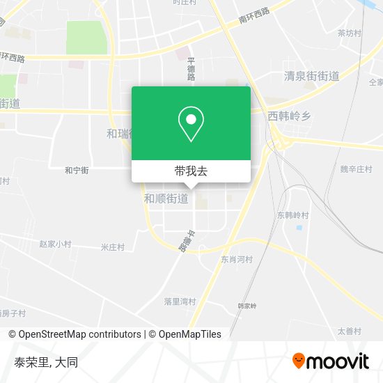 泰荣里地图