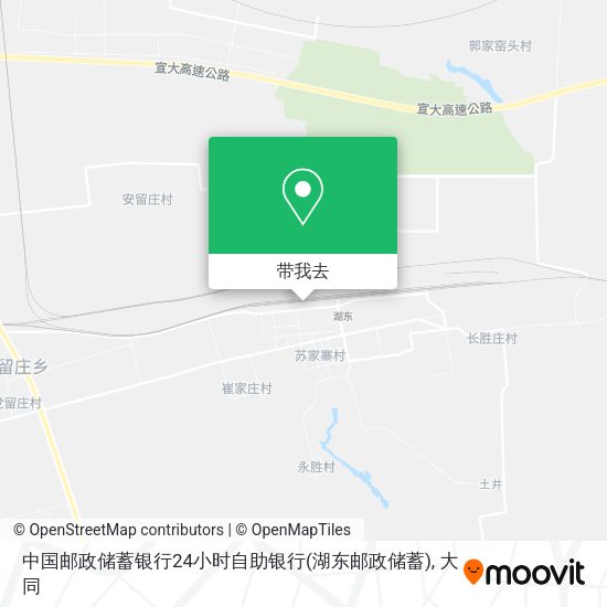 中国邮政储蓄银行24小时自助银行(湖东邮政储蓄)地图