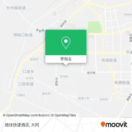 德佳快捷酒店地图