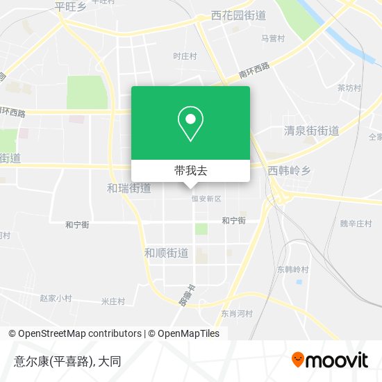 意尔康(平喜路)地图