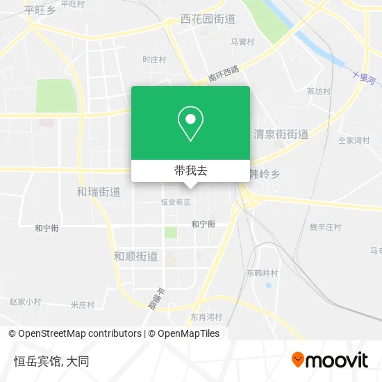 恒岳宾馆地图